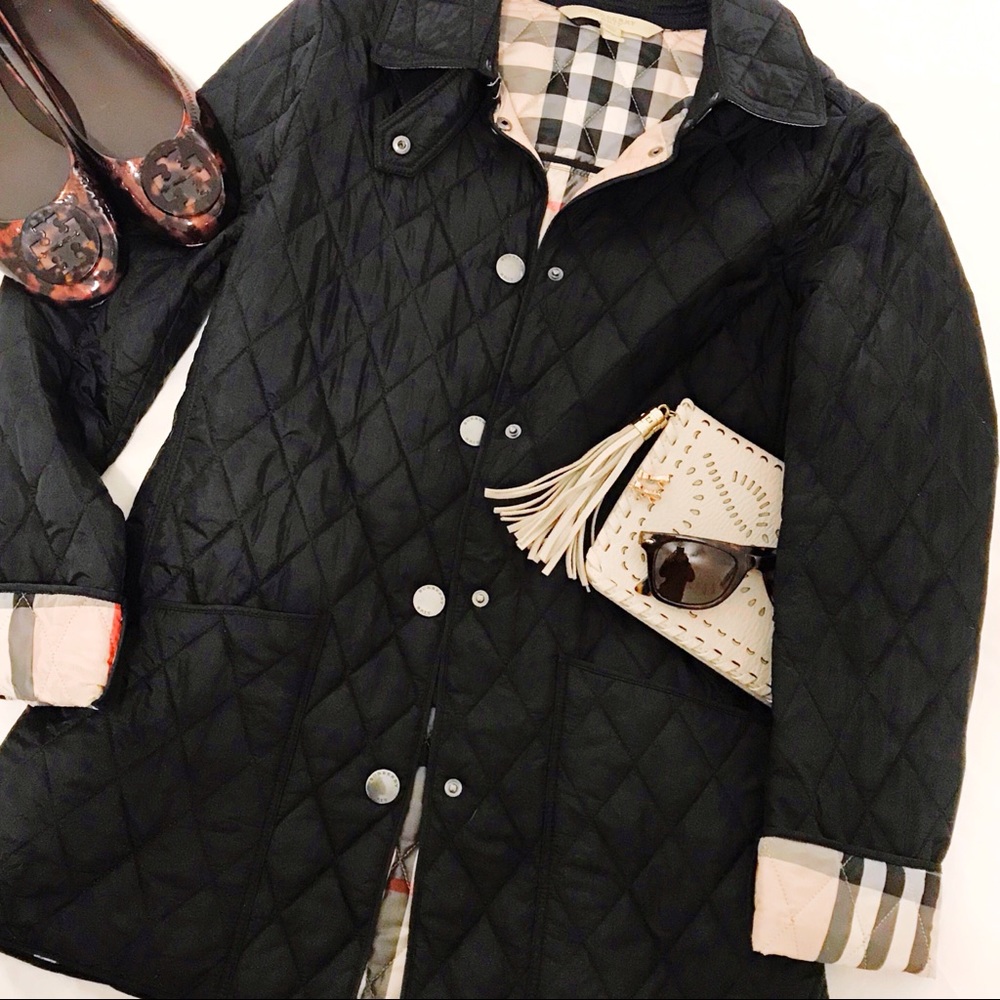 Burberry Brit Pirmont Black Quilted Jacket